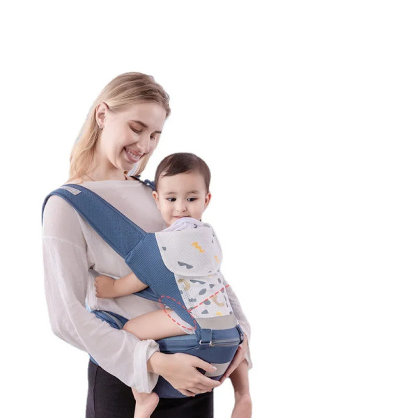 Daugiafunkcinė ergonomiška nešynė (0-36 mėn.) Tavalax Blue Daugiafunkcinė ergonomiška nešynė (0-36 mėn.) Tavalax Blue