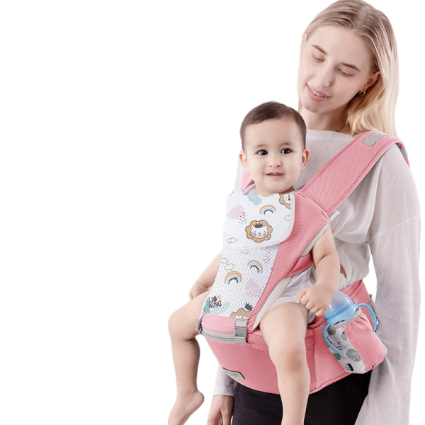 Daugiafunkcinė ergonomiška kūdikių nešynė (0-36 mėn.) Tavalax Pink Daugiafunkcinė ergonomiška kūdikių nešynė (0-36 mėn.) Tavalax Pink